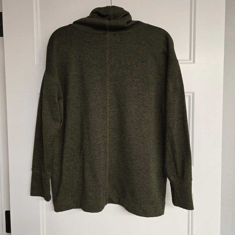 Women's Old Navy "Active" Green Knit Turtle Neck Pullover | Size Small Petite - Picture 2 of 9